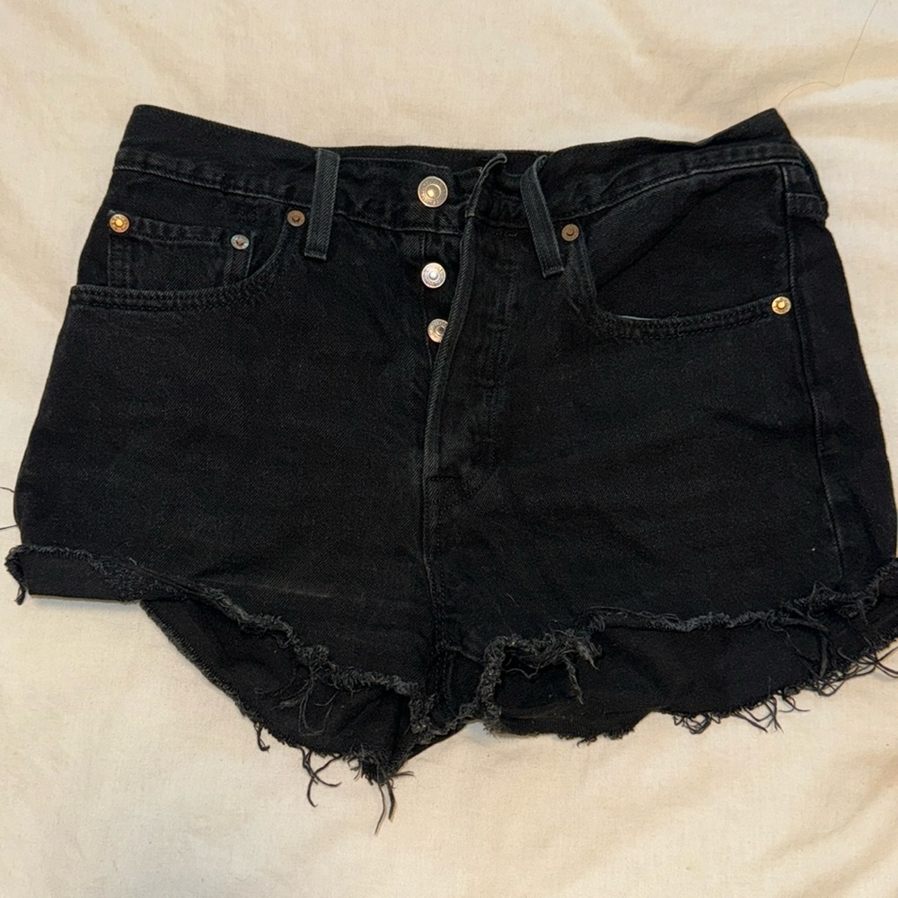Levi’s Strauss black Jean shorts